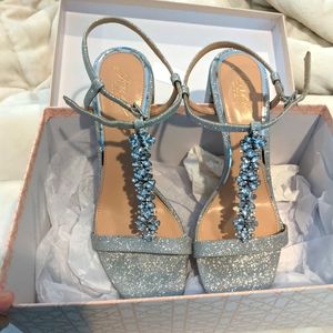 Badgely Mischka Jewel Block Heels